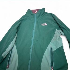 The North Face Teal Fleece Jacket